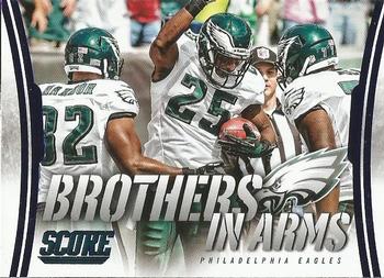 2014 Score - Brothers in Arms Blue #BA-24 Philadelphia Eagles Front