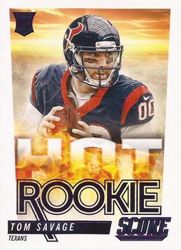 2014 Score - Hot Rookies #HR28 Tom Savage Front
