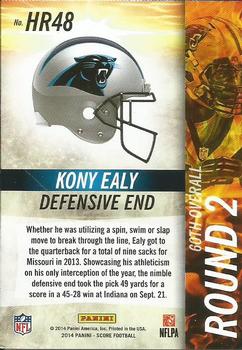 2014 Score - Hot Rookies #HR48 Kony Ealy Back
