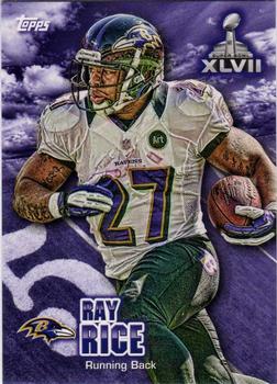 2012 Topps Super Bowl XLVII Wrapper Redemption #SBWR-RR Ray Rice Front
