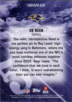 2012 Topps Super Bowl XLVII Wrapper Redemption #SBWR-ER Ed Reed Back
