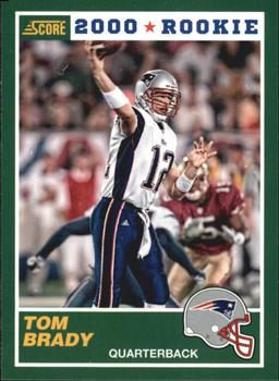 2014 Score - '89 Score Quarterbacks #2 Tom Brady Front