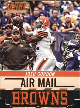 2014 Score - Air Mail Gold #AM3 Josh Gordon Front
