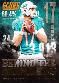 2014 Score - Behind the Numbers Gold #BN16 Ryan Tannehill Front