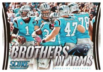 2014 Score - Brothers In Arms Gold #BA-5 Carolina Panthers Front
