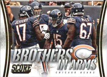 2014 Score - Brothers in Arms Gold #BA-6 Chicago Bears Front