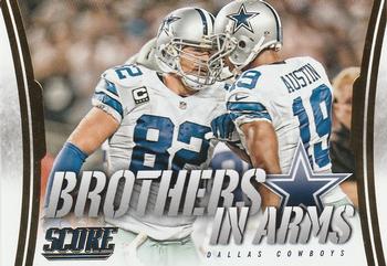 2014 Score - Brothers in Arms Gold #BA-9 Dallas Cowboys Front