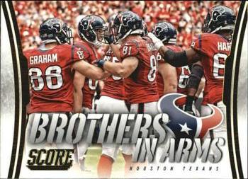 2014 Score - Brothers in Arms Gold #BA-13 Houston Texans Front