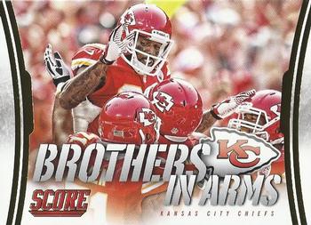 2014 Score - Brothers in Arms Gold #BA-16 Kansas City Chiefs Front