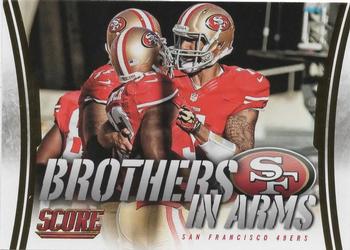 2014 Score - Brothers in Arms Gold #BA-27 San Francisco 49ers Front