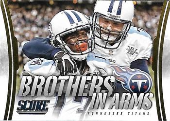 2014 Score - Brothers in Arms Gold #BA-31 Tennessee Titans Front