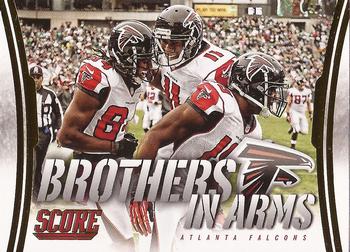 2014 Score - Brothers In Arms Gold #BA-2 Atlanta Falcons Front