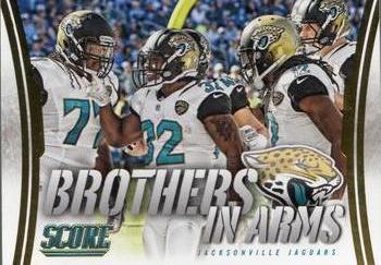 2014 Score - Brothers in Arms Gold #BA-15 Jacksonville Jaguars Front