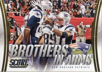 2014 Score - Brothers in Arms Gold #BA-19 New England Patriots Front