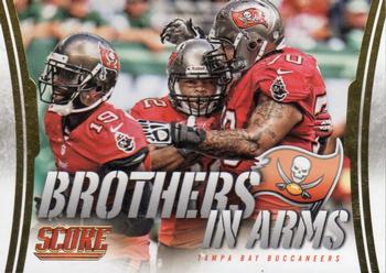 2014 Score - Brothers in Arms Gold #BA-30 Tampa Bay Buccaneers Front