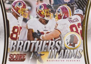 2014 Score - Brothers in Arms Gold #BA-32 Washington Redskins Front