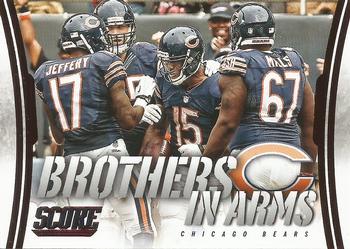 2014 Score - Brothers in Arms Red #BA-6 Chicago Bears Front