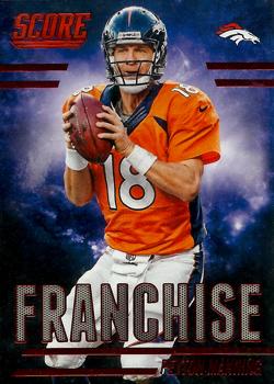 2014 Score - Franchise Red #F17 Peyton Manning Front
