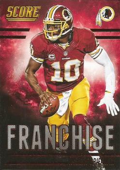 2014 Score - Franchise Red #F19 Robert Griffin III Front