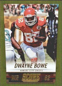 2014 Score - Gold Zone #108 Dwayne Bowe Front