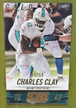 2014 Score - Gold Zone #119 Charles Clay Front