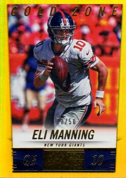 2014 Score - Gold Zone #143 Eli Manning Front