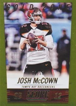2014 Score - Gold Zone #210 Josh McCown Front