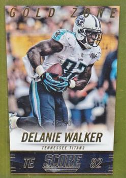 2014 Score - Gold Zone #223 Delanie Walker Front
