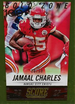 2014 Score - Gold Zone #238 Jamaal Charles Front