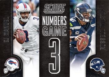 2014 Score - Numbers Game #NG1 EJ Manuel / Russell Wilson Front