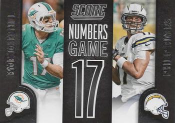 2014 Score - Numbers Game #NG18 Ryan Tannehill / Philip Rivers Front