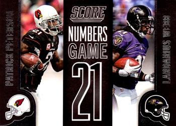 2014 Score - Numbers Game #NG21 Patrick Peterson / Lardarius Webb Front