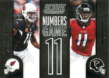 2014 Score - Numbers Game #NG49 Larry Fitzgerald / Julio Jones Front
