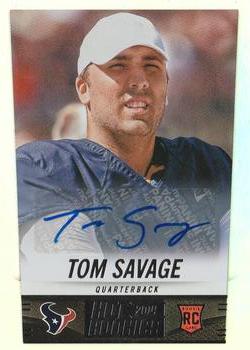 2014 Score - Rookie Signatures #385 Tom Savage Front