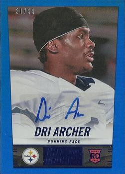 2014 Score - Rookie Signatures Blue #367 Dri Archer Front
