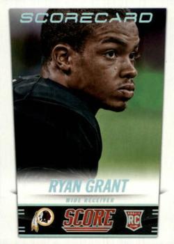 2014 Score - Scorecard #416 Ryan Grant Front