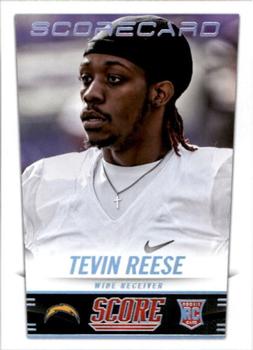2014 Score - Scorecard #429 Tevin Reese Front