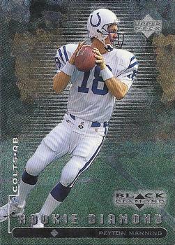 1998 Upper Deck Black Diamond Rookie Edition #91 Peyton Manning Front