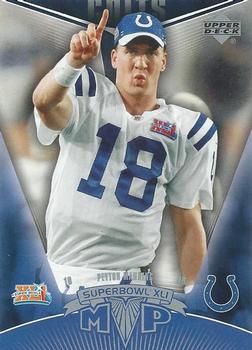 2007 Upper Deck Super Bowl XLI Box Set #MVP-1 Peyton Manning Front