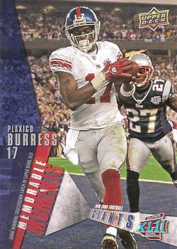 2008 Upper Deck Super Bowl XLII Box Set - Post Season Memorable Moments #MM4 Plaxico Burress Front