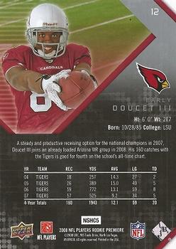 2008 Upper Deck Rookie Premiere Box Set #12 Early Doucet III Back
