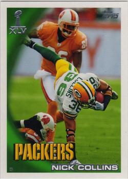 2011 Topps Green Bay Packers Super Bowl XLV #SBXLV-15 Nick Collins Front