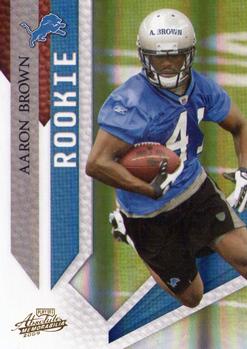 2009 Playoff Absolute Memorabilia #103 Aaron Brown Front