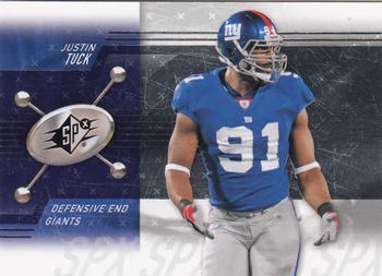 2009 SPx #48 Justin Tuck Front
