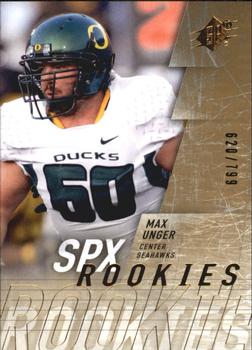 2009 SPx #184 Max Unger Front