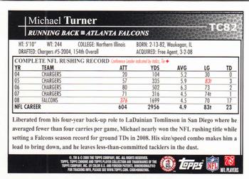 2009 Topps Chrome #TC82 Michael Turner Back