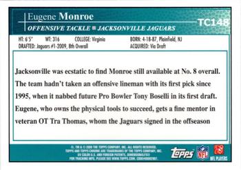 2009 Topps Chrome #TC148 Eugene Monroe Back