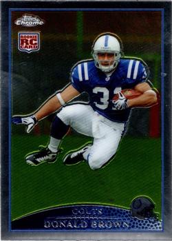 2009 Topps Chrome #TC150 Donald Brown Front