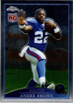 2009 Topps Chrome #TC153 Andre Brown Front