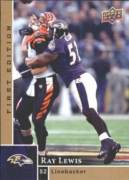 2009 Upper Deck First Edition #14 Ray Lewis Front